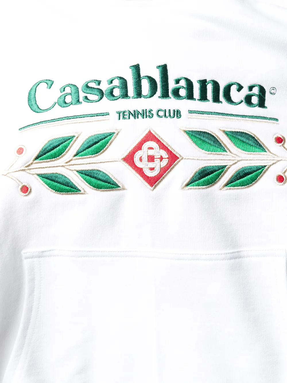 фото Casablanca худи с кулиской и логотипом