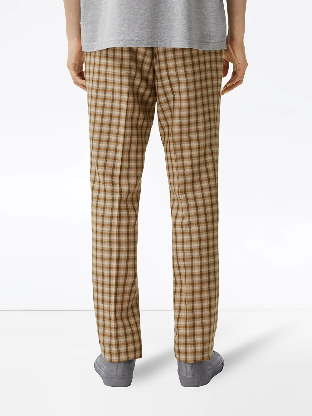 фото Burberry брюки в клетку гингем
