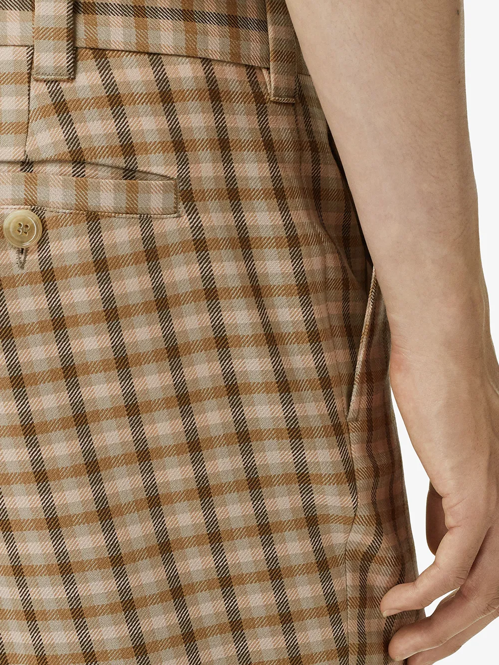 фото Burberry брюки в клетку гингем