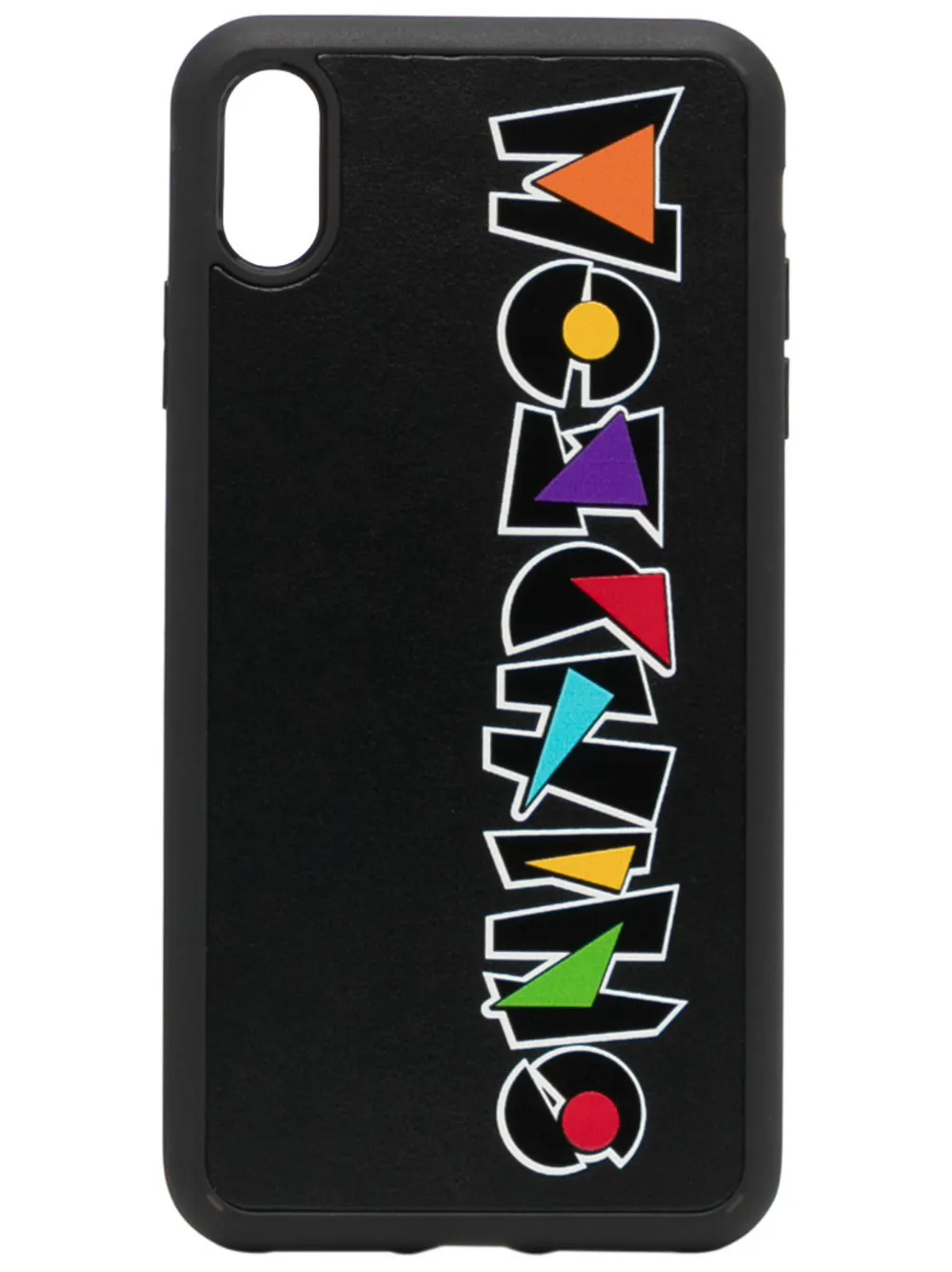 фото Moschino чехол для iphone xs max с геометричным логотипом