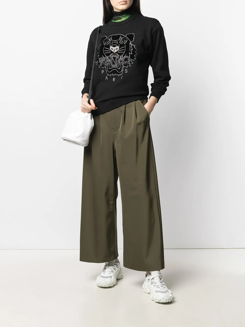 фото Kenzo толстовка с вышивкой tiger