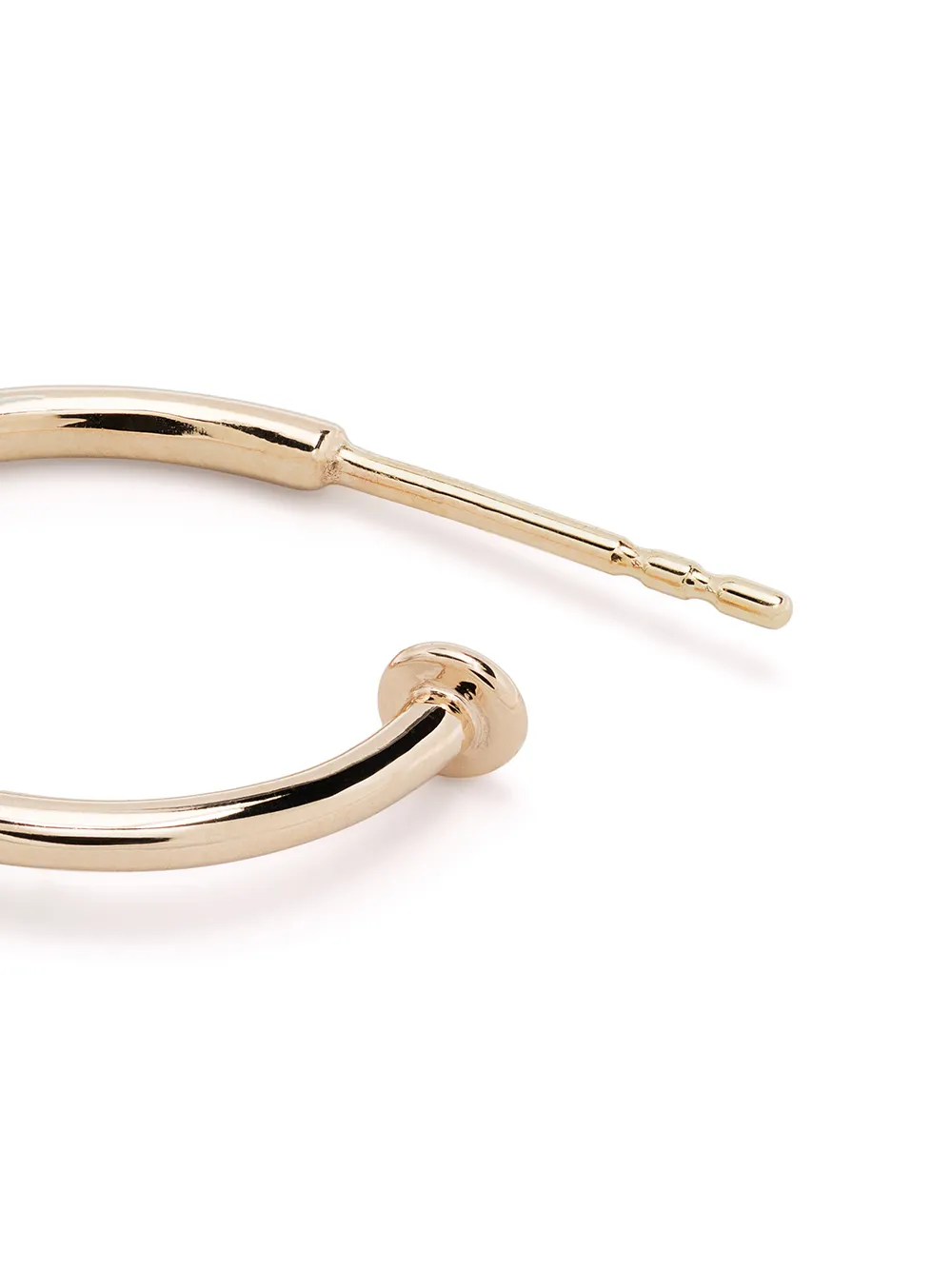 фото Metier by tom foolery серьга-кольцо original из желтого золота с рубинами