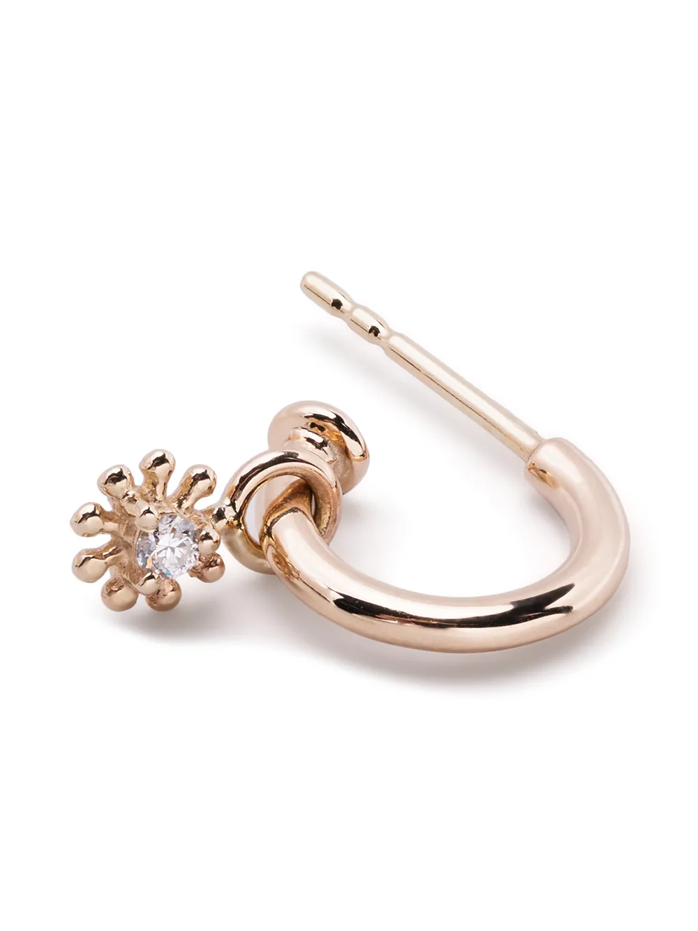 фото Metier by tom foolery серьга-кольцо dala из желтого золота