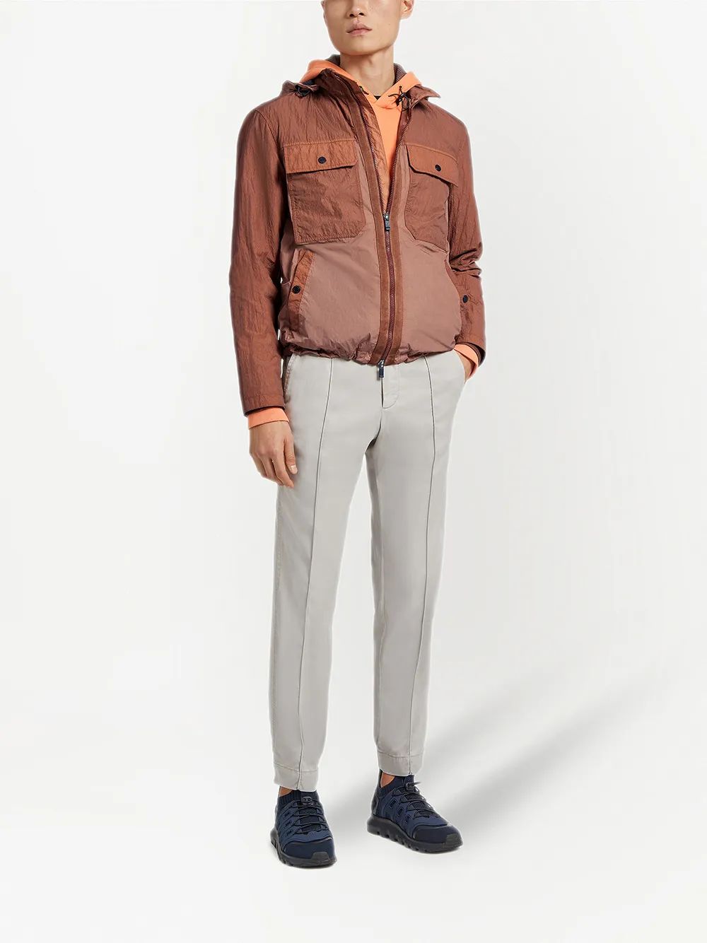 фото Z zegna прямые брюки чинос