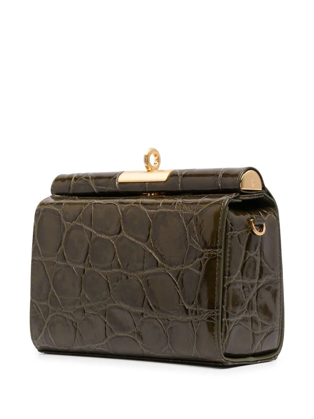 фото Gu_de сумка через плечо gemma с тиснением под кожу крокодила