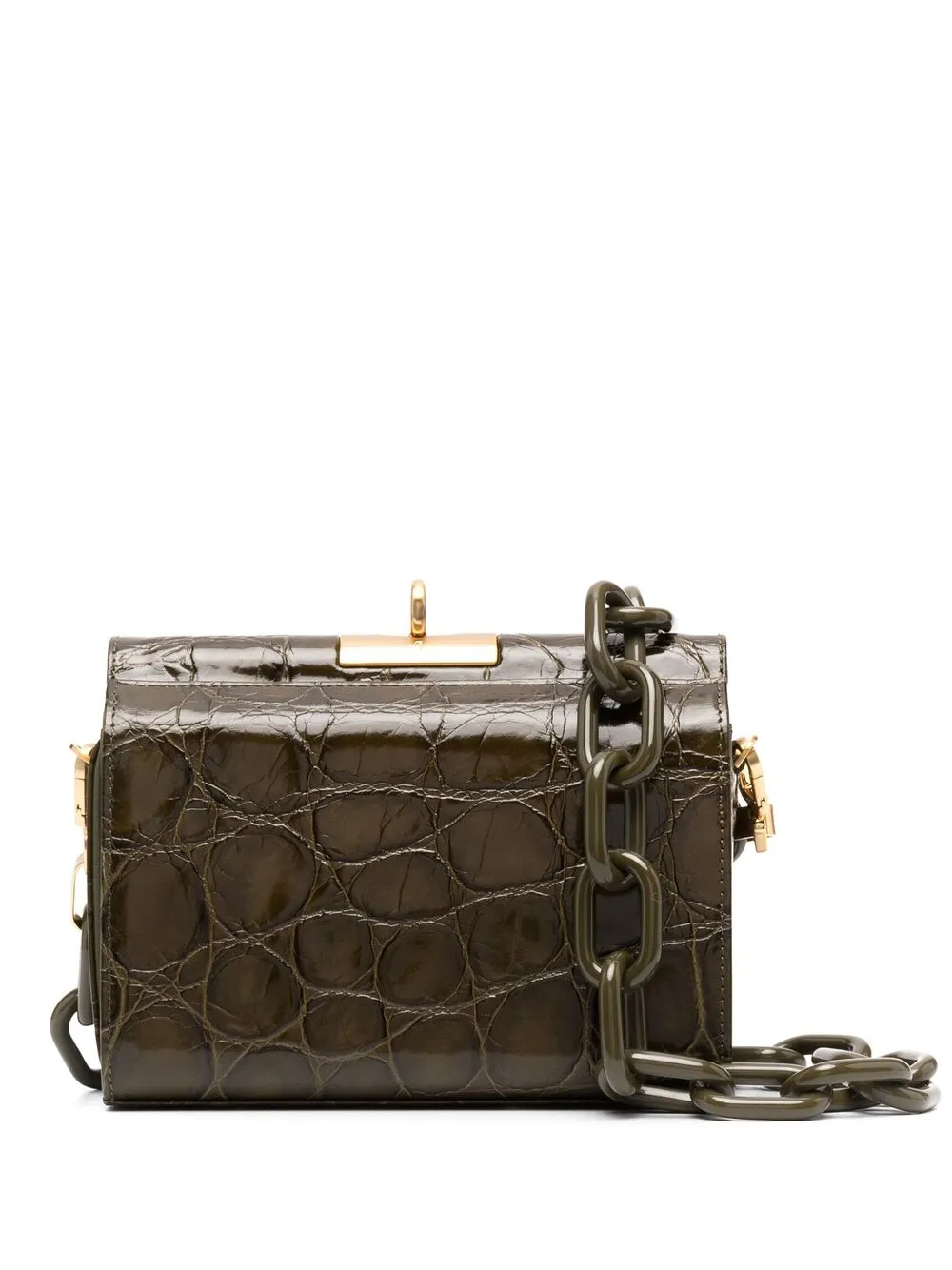 фото Gu_de сумка через плечо gemma с тиснением под кожу крокодила