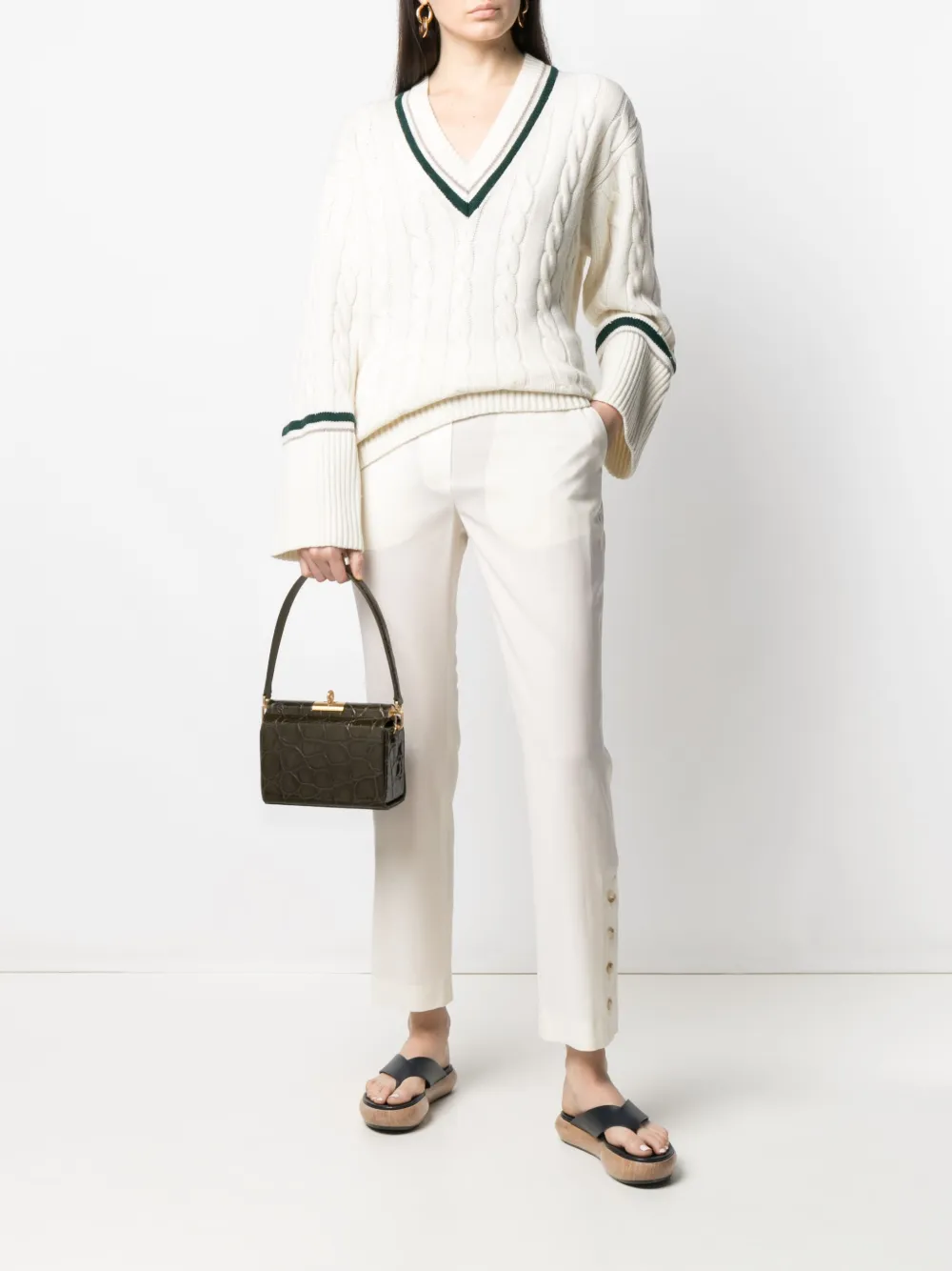 фото Gu_de сумка через плечо gemma с тиснением под кожу крокодила