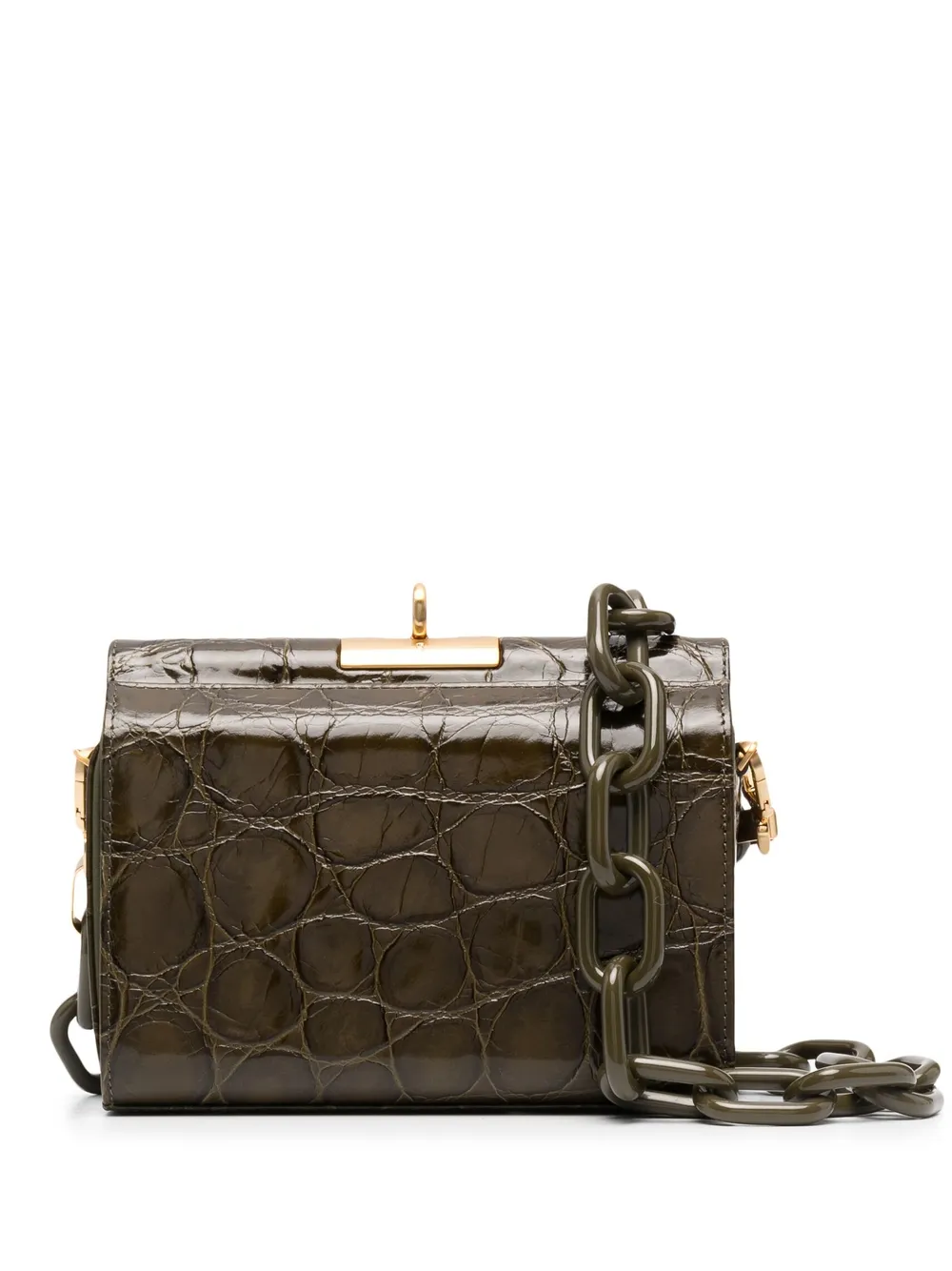 фото Gu_de сумка через плечо gemma с тиснением под кожу крокодила