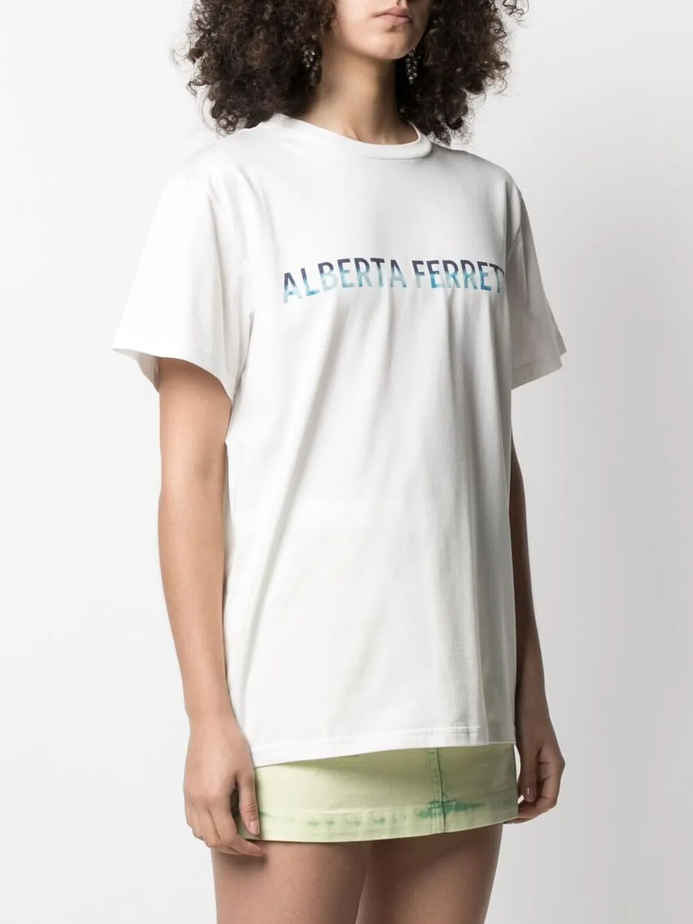фото Alberta ferretti футболка с логотипом