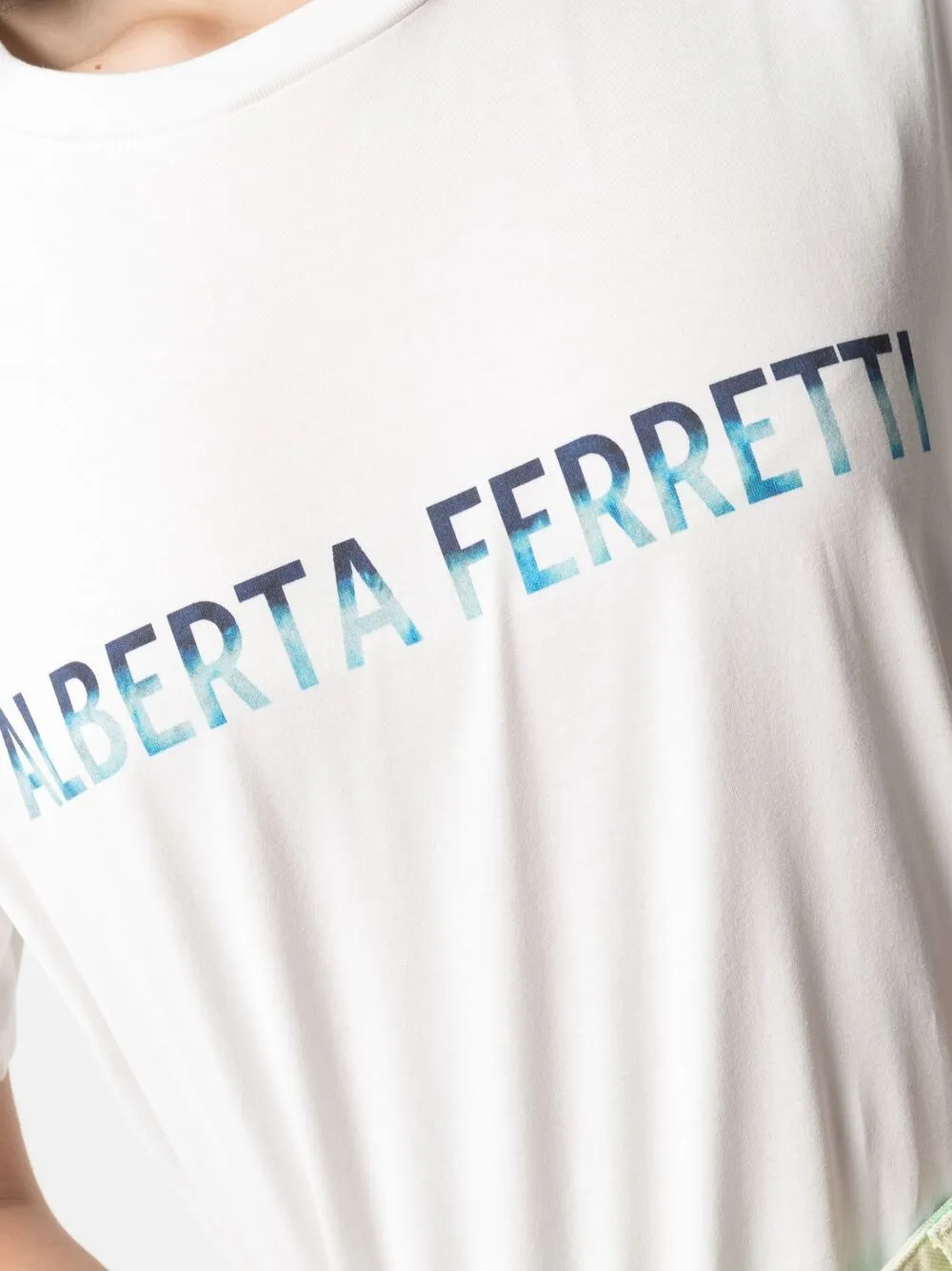фото Alberta ferretti футболка с логотипом