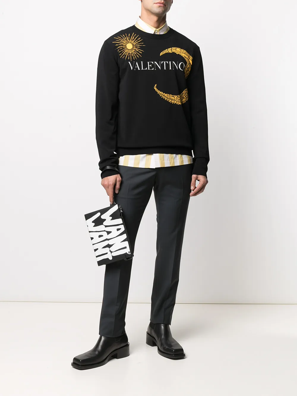фото Valentino толстовка с логотипом