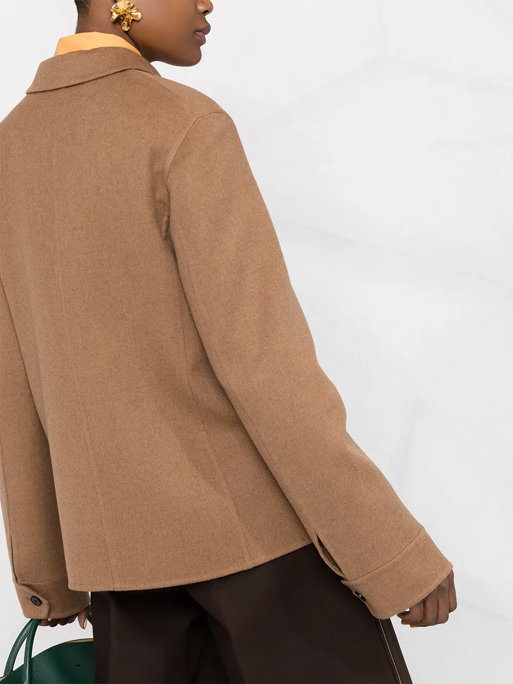 фото Jil sander куртка-рубашка на пуговицах