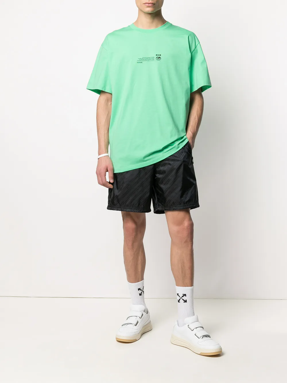 фото Msgm футболка с надписью
