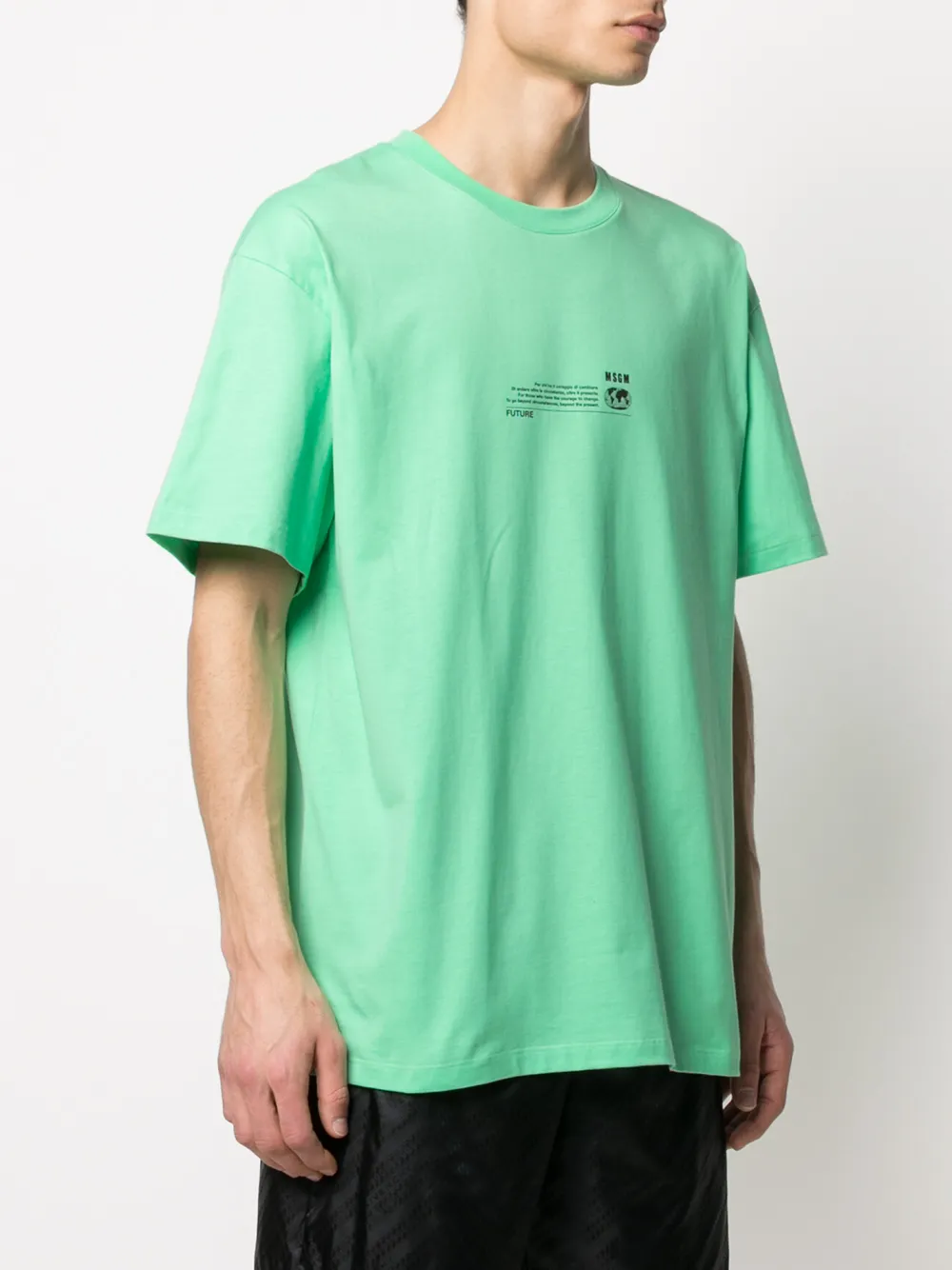 фото Msgm футболка с надписью