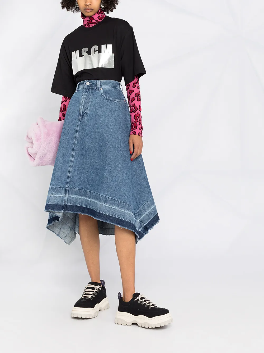 фото Msgm футболка с логотипом