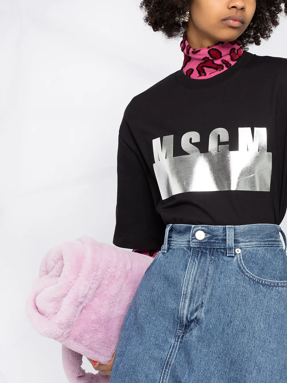 фото Msgm футболка с логотипом