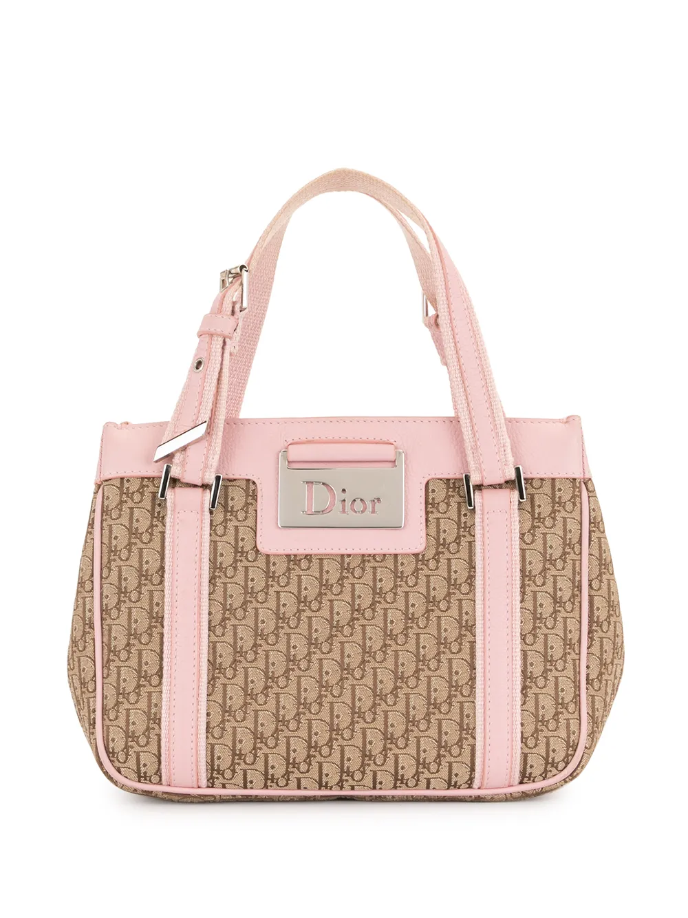 фото Christian dior сумка-тоут street chic pre-owned с узором trotter