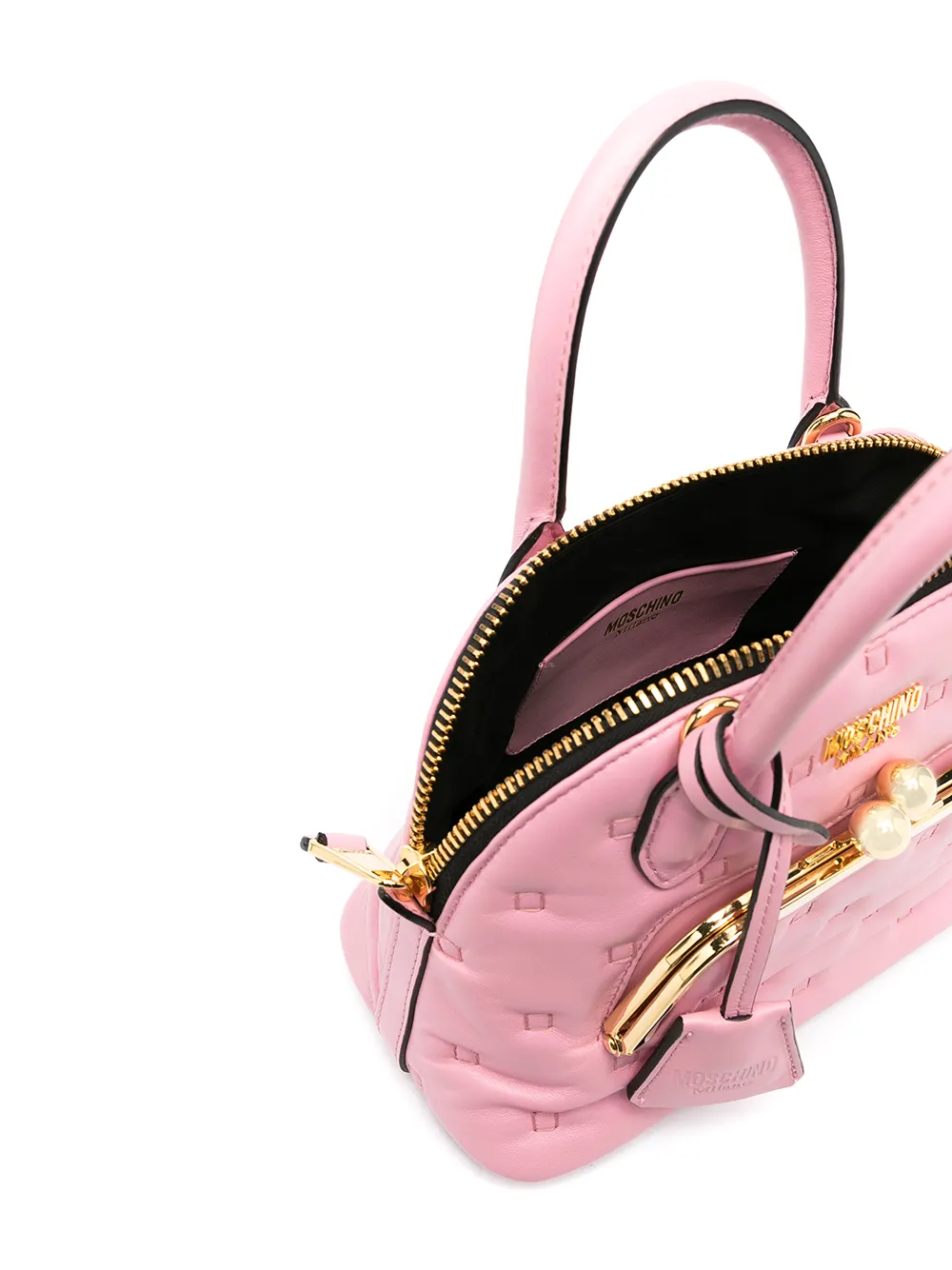 фото Moschino сумка-тоут с декоративной строчкой