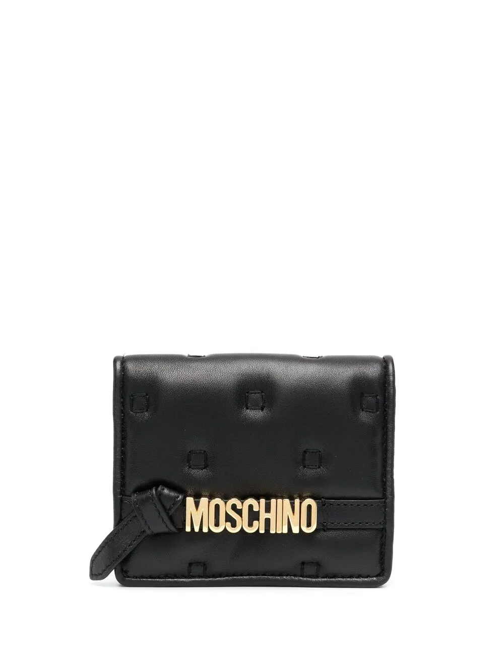 фото Moschino кошелек на кнопке с логотипом