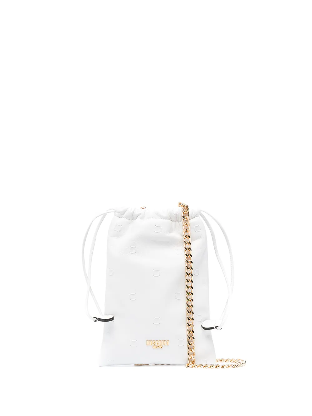 фото Moschino мини-сумка с кулиской