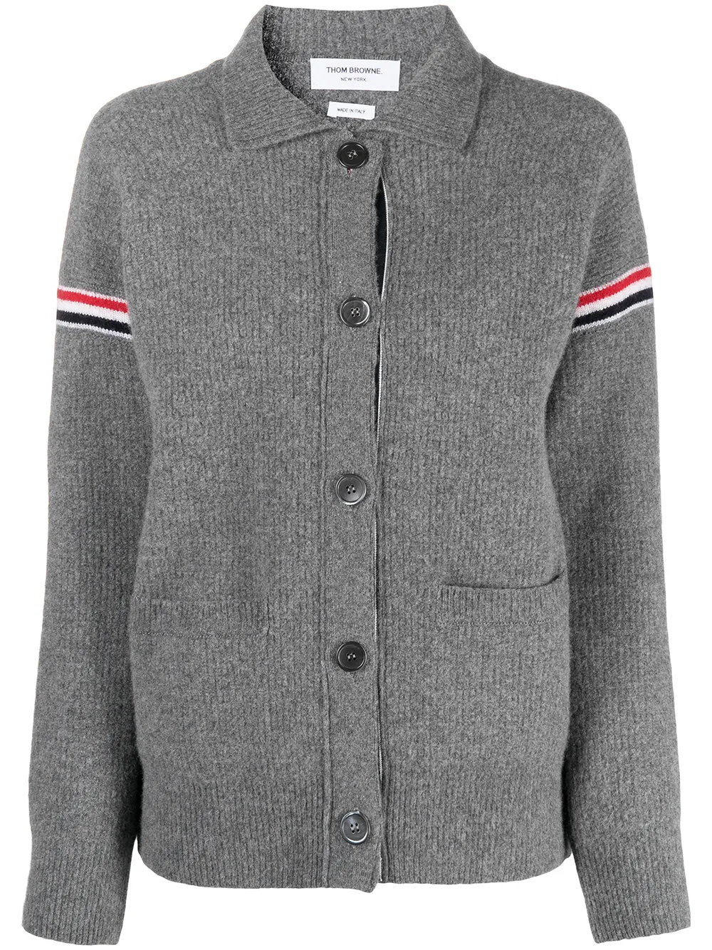 фото Thom browne трикотажная куртка с полосками rwb