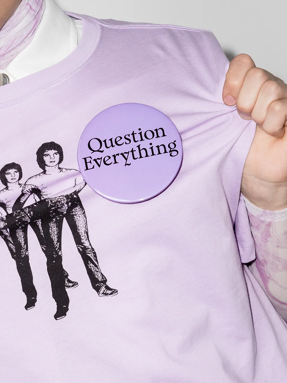 фото Raf simons футболка question everything