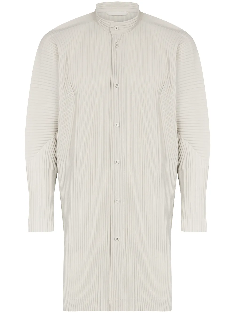 фото Homme plissé issey miyake рубашка с плиссировкой и длинными рукавами