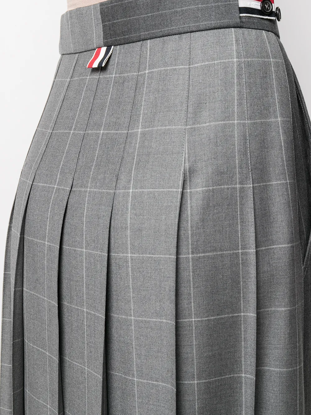 фото Thom browne плиссированная юбка в тонкую полоску