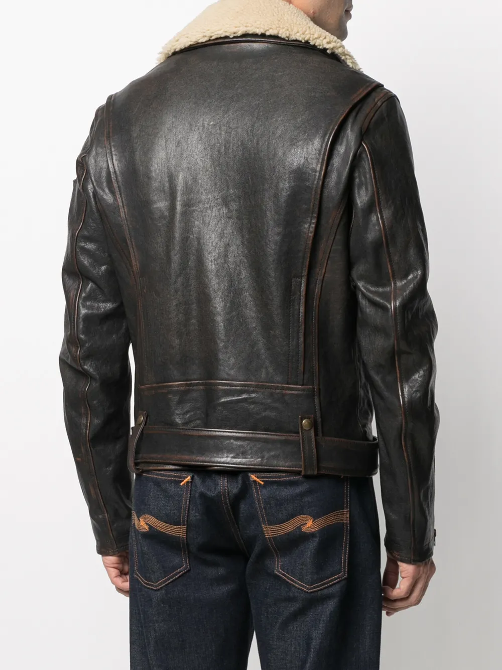 фото Belstaff байкерская куртка на молнии