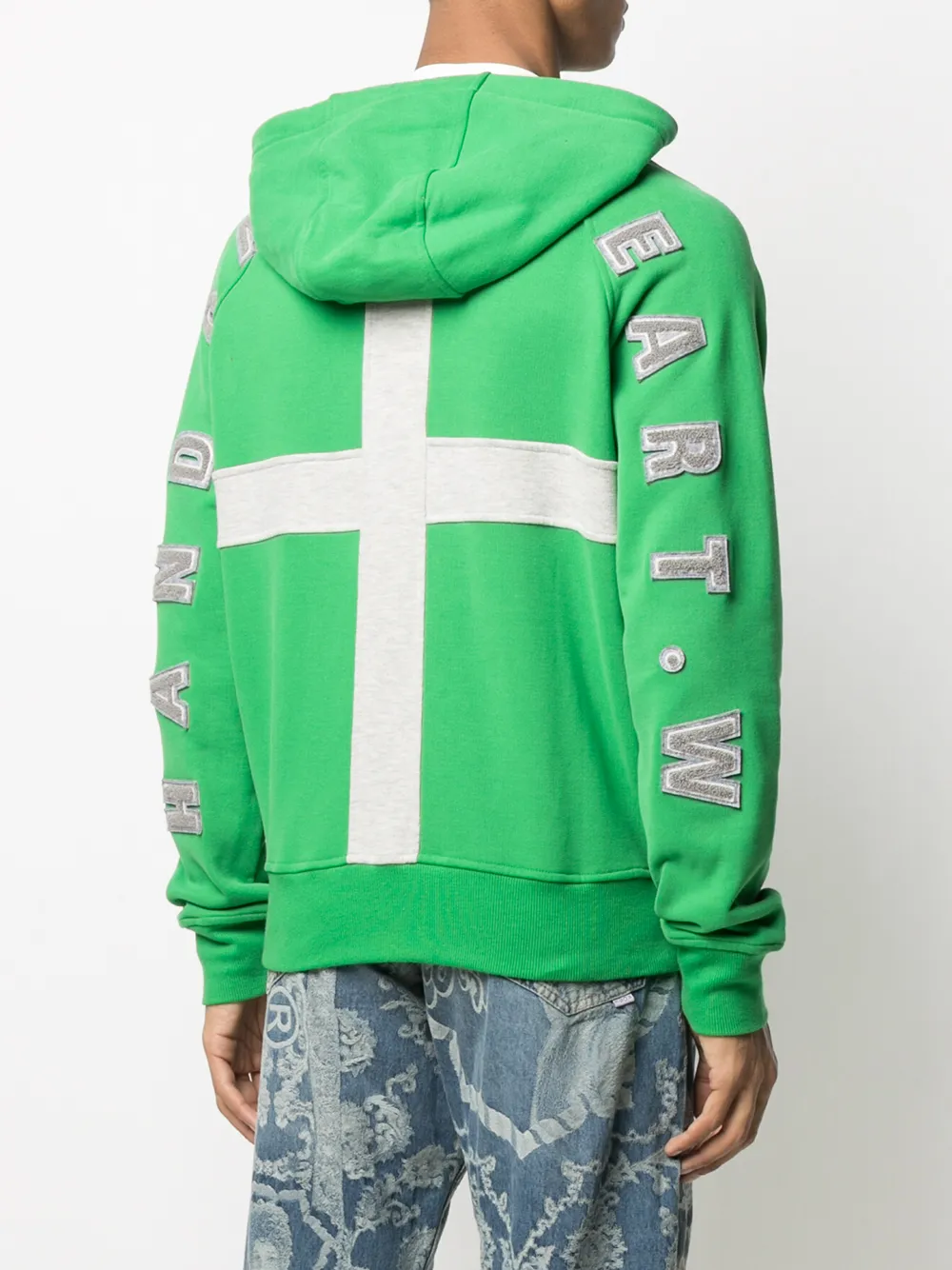 фото Walter van beirendonck pre-owned худи hand on heart на молнии
