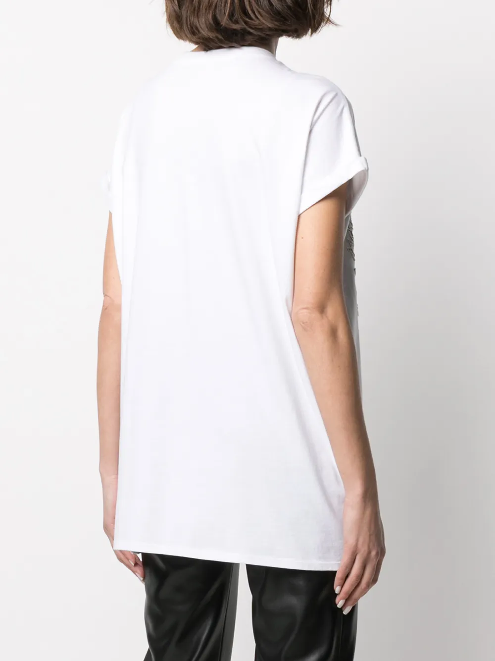 фото Balmain футболка оверсайз с короткими рукавами