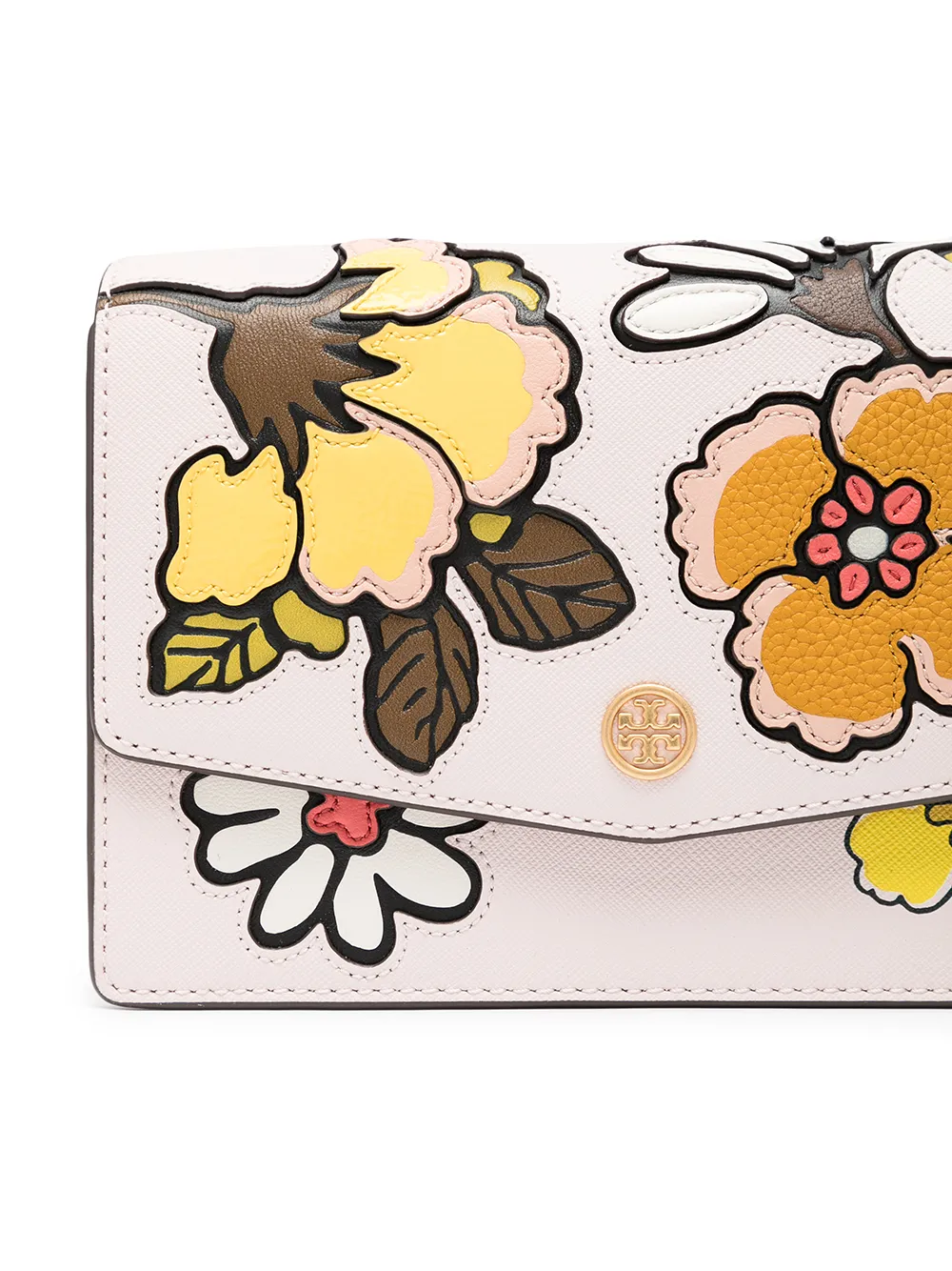 фото Tory burch сумка через плечо robinson с аппликацией