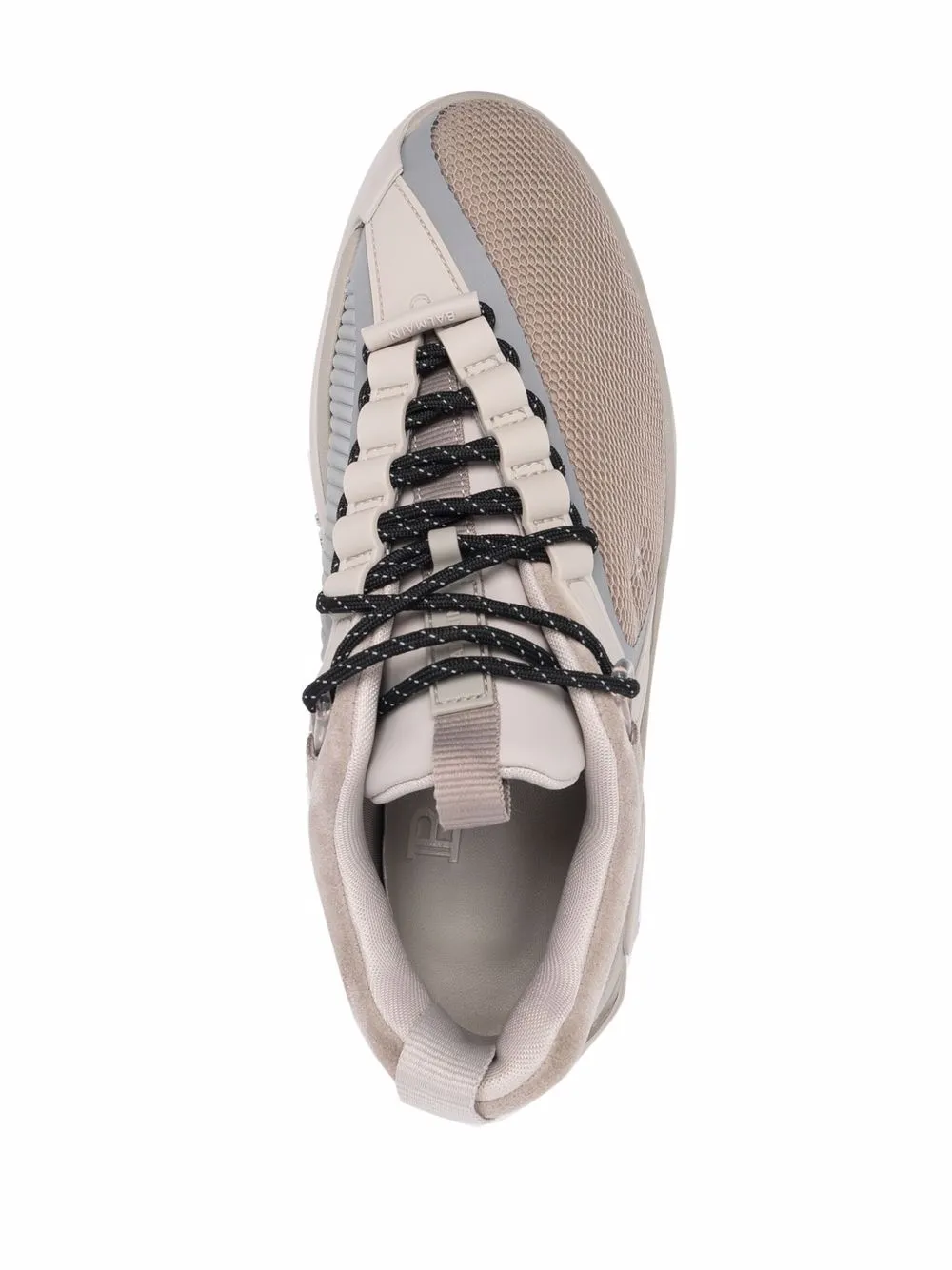 фото Balmain сетчатые кроссовки b-runner на шнуровке
