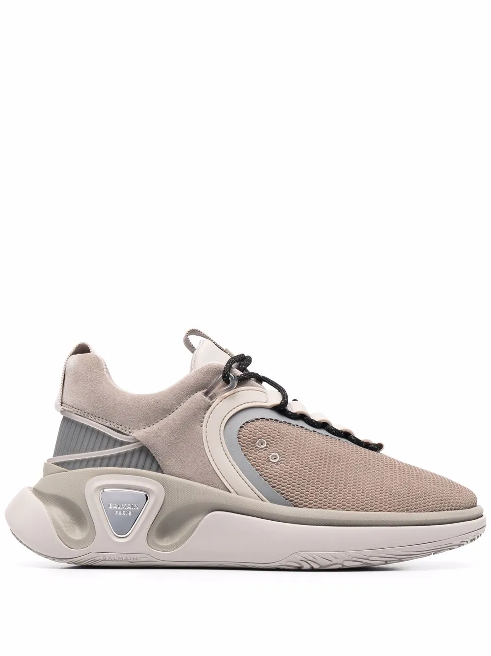 фото Balmain сетчатые кроссовки b-runner на шнуровке