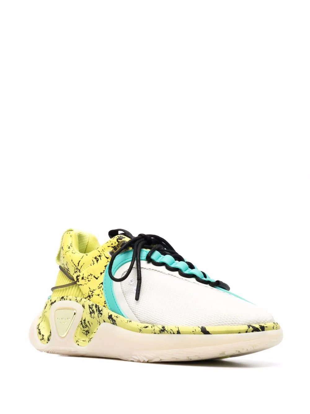 фото Balmain кроссовки b-runner с принтом