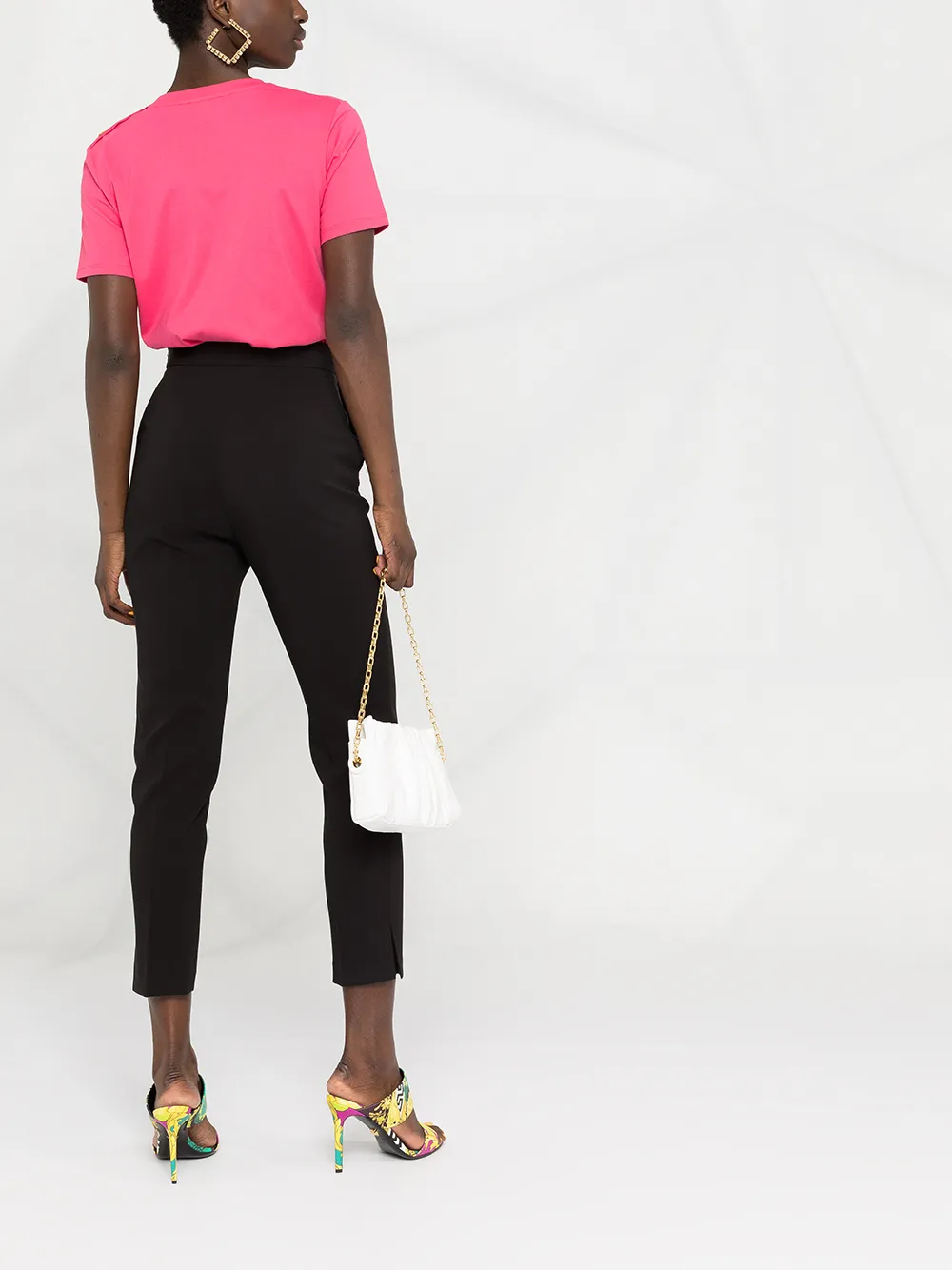 фото Balmain футболка с фактурным логотипом