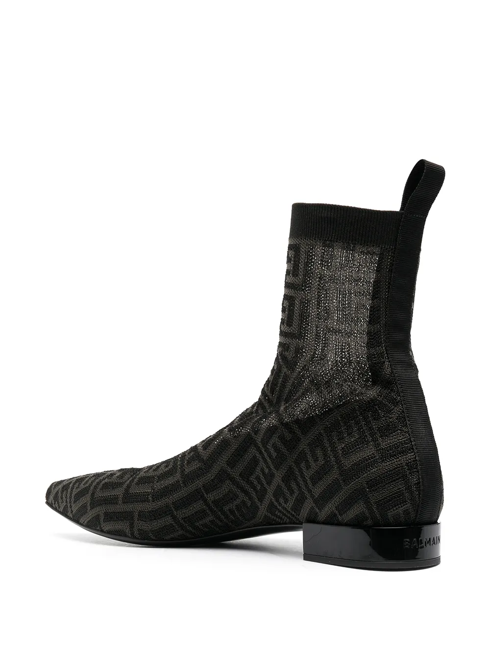 фото Balmain ботильоны-носки sacha с монограммой