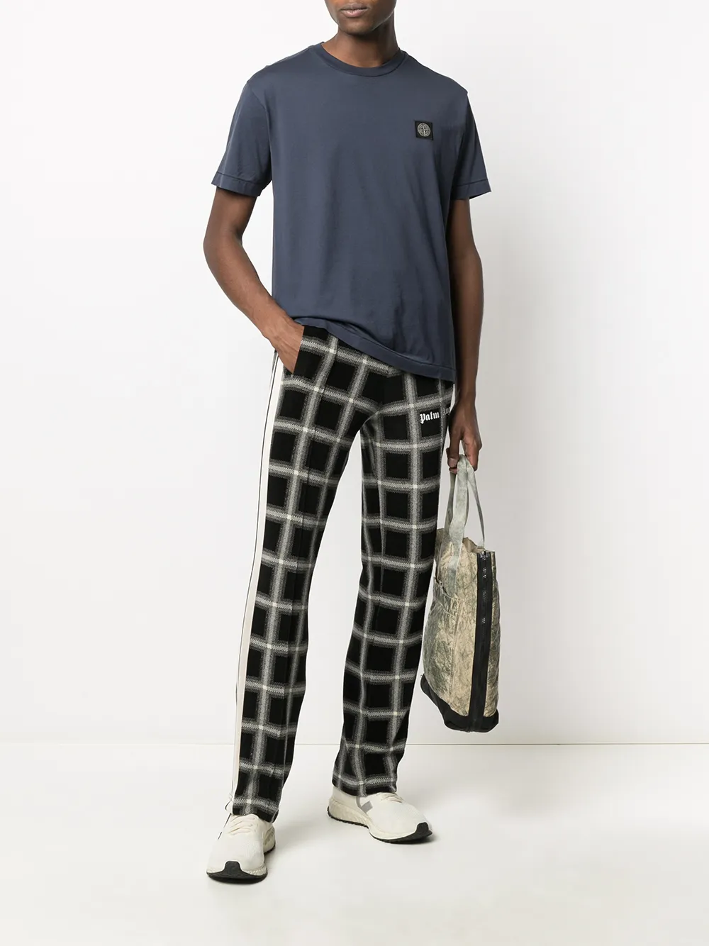 фото Stone island футболка с нашивкой-логотипом