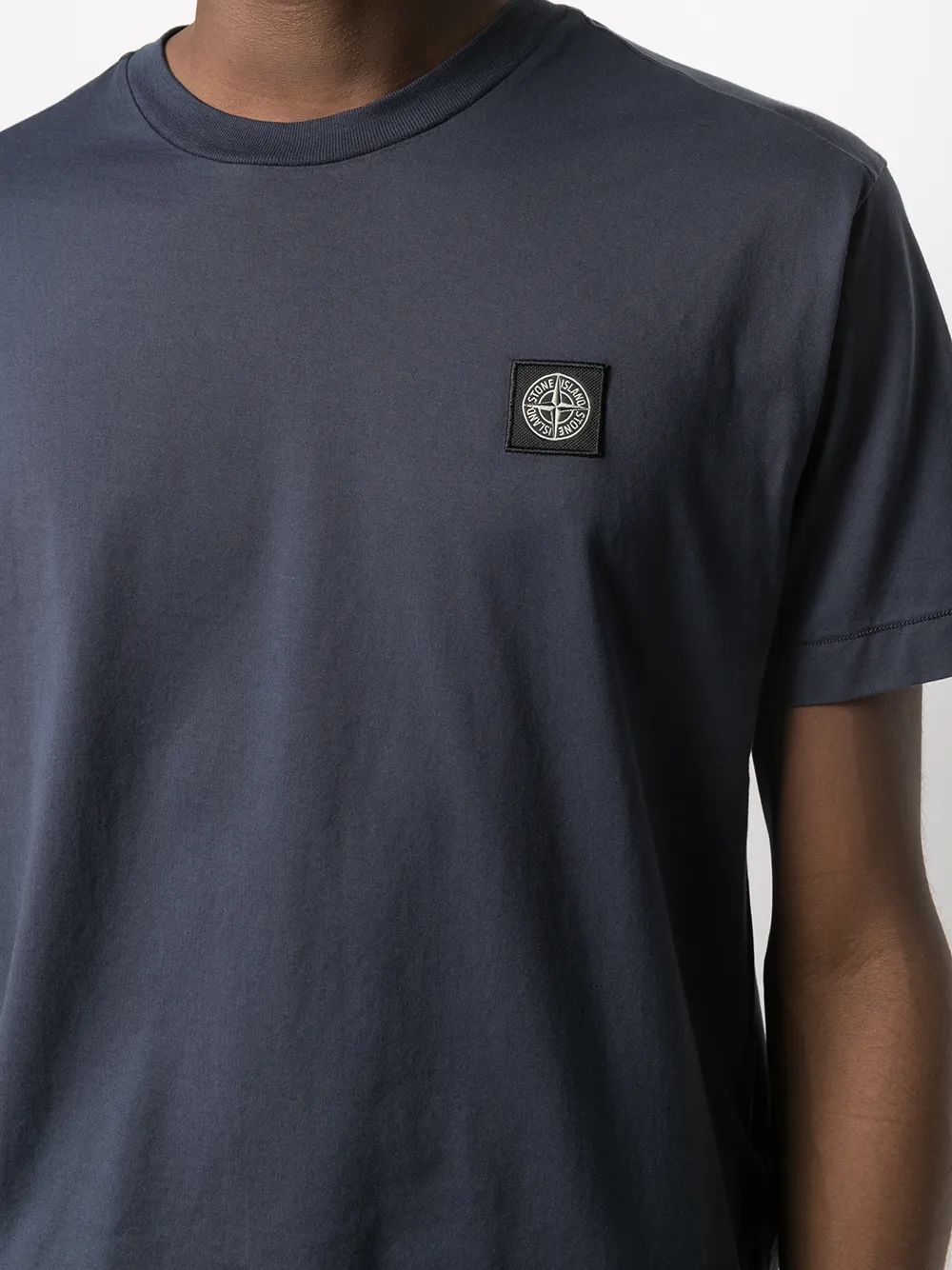 фото Stone island футболка с нашивкой-логотипом