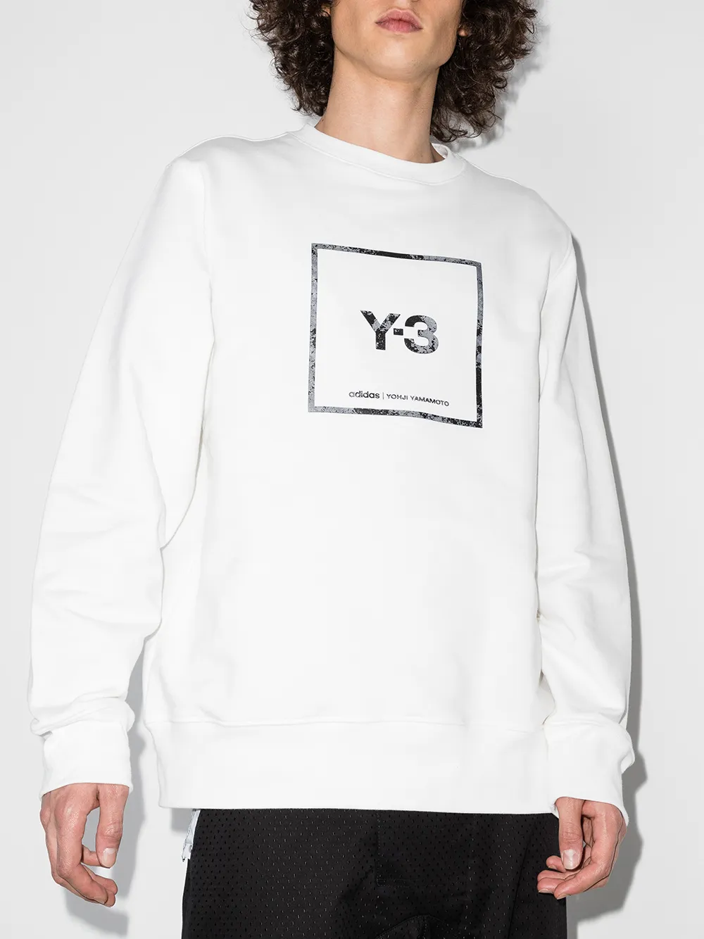 фото Y-3 толстовка со светоотражающим логотипом