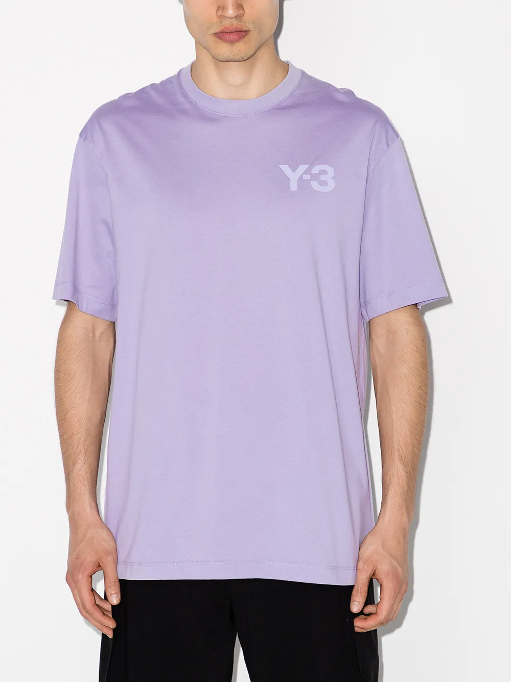 фото Y-3 футболка с круглым вырезом и логотипом