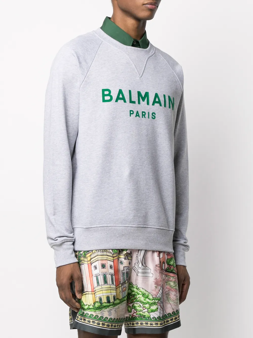 фото Balmain толстовка с логотипом