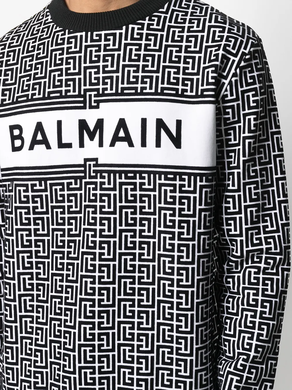 фото Balmain толстовка с монограммой