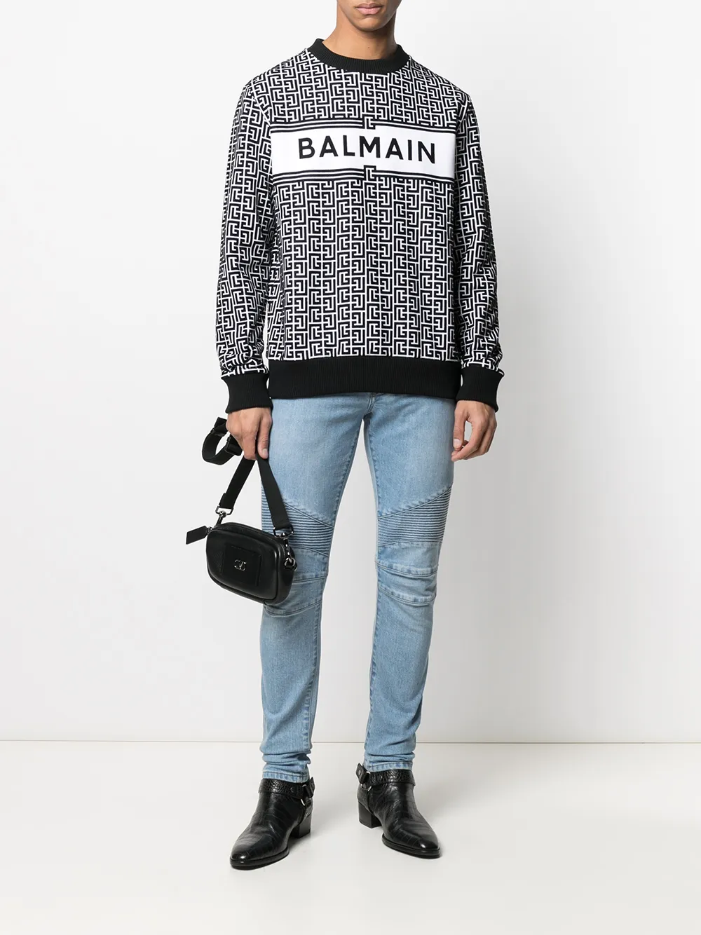 фото Balmain джинсы скинни