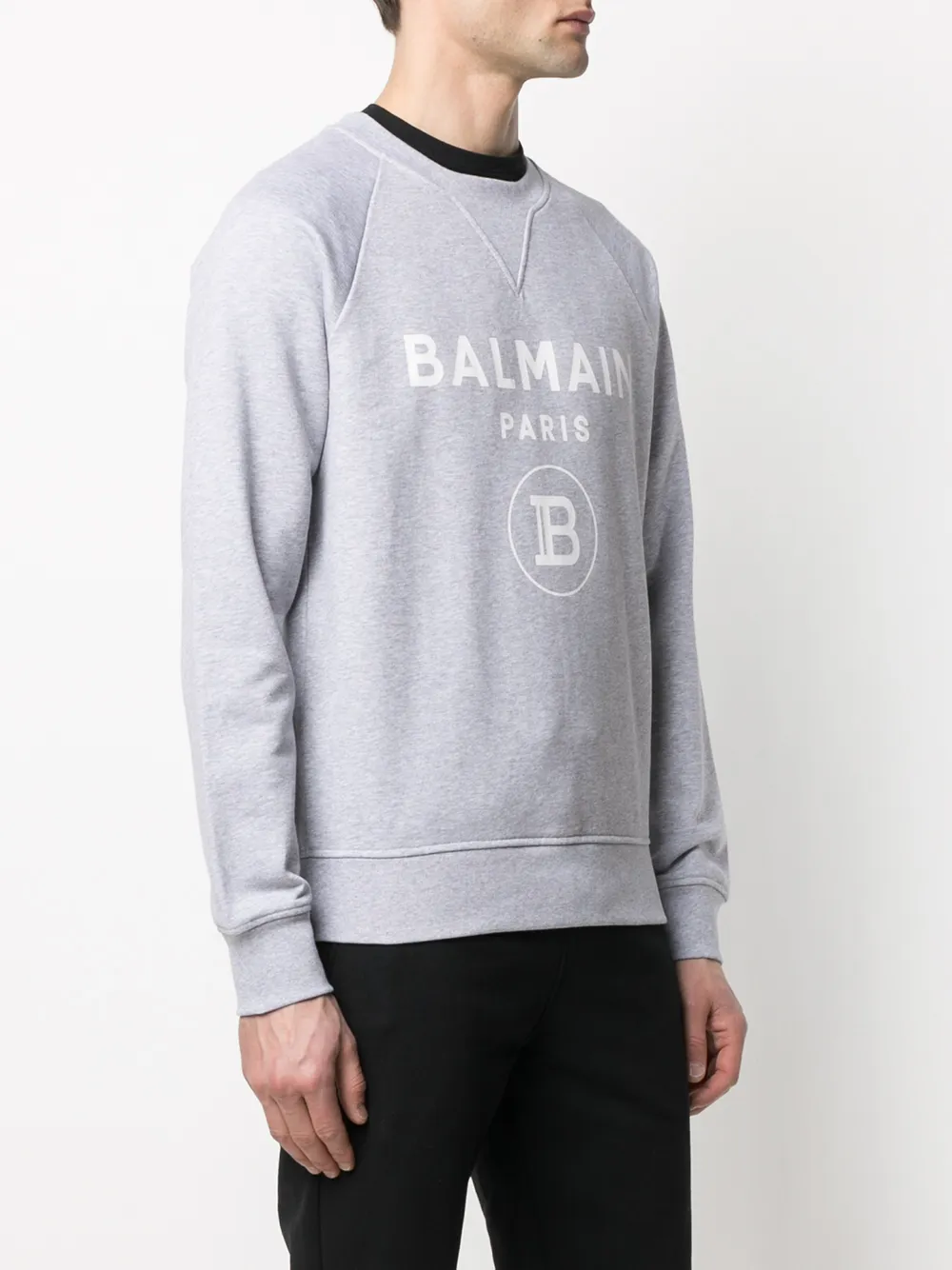 фото Balmain толстовка с длинными рукавами и логотипом