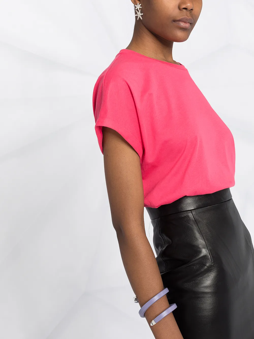 фото Balmain футболка с фактурным логотипом