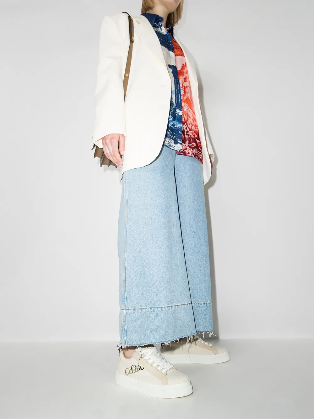 фото Chloé кеды lauren с логотипом