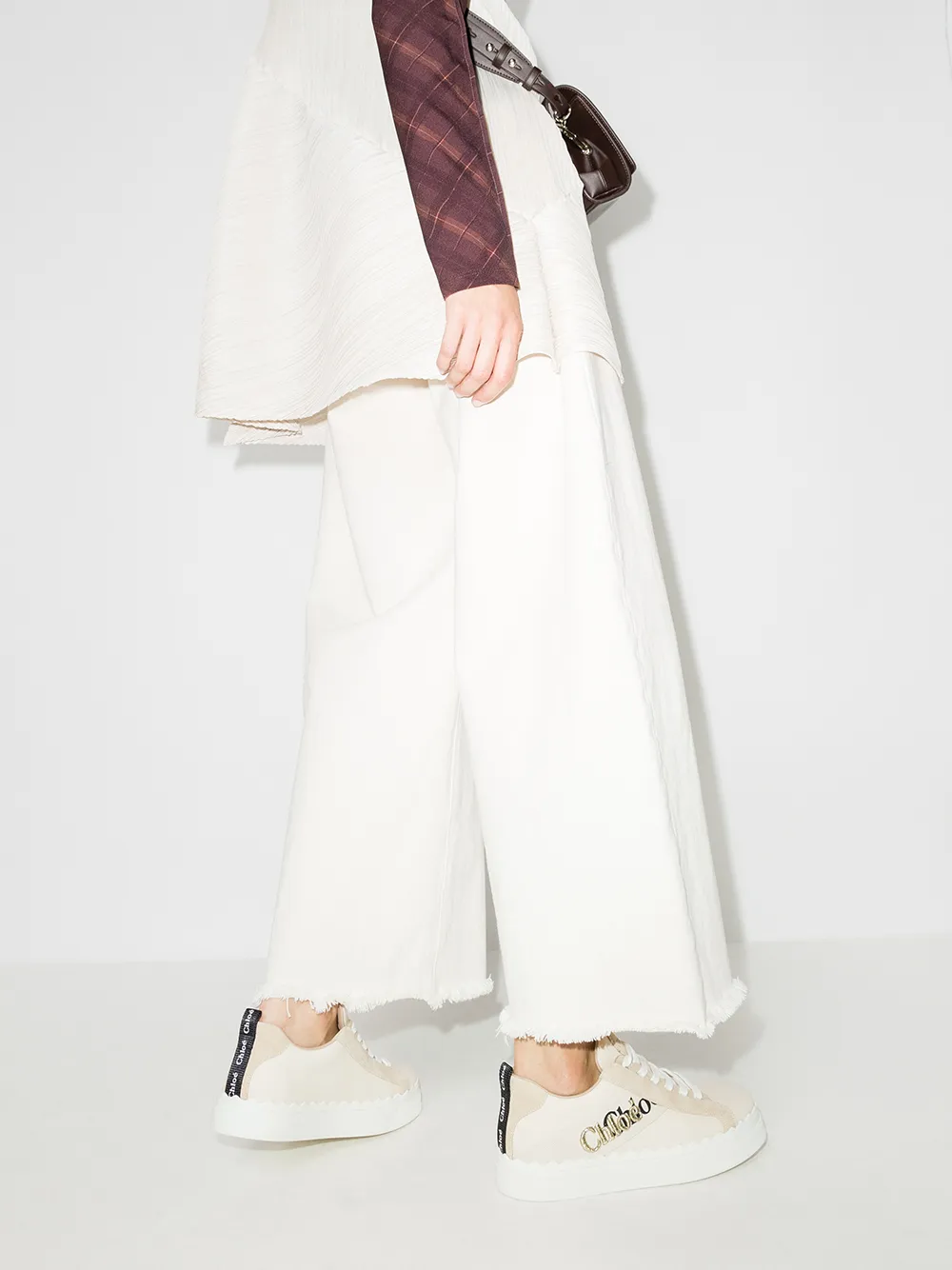 фото Chloé кеды lauren с логотипом