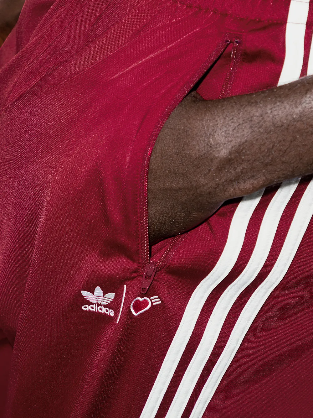 фото Adidas спортивные брюки firebird из коллаборации с human made