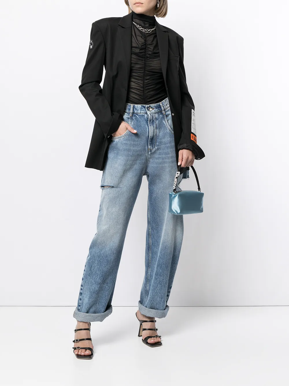 фото Alexander wang мини-сумка с логотипом